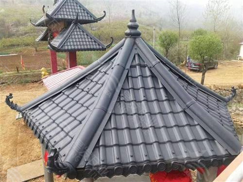 彩色仿古一體瓦墻頭瓦 古建圍墻瓦中式門(mén)頭琉璃瓦 asa合成樹(shù)脂瓦廠家生產(chǎn)銷(xiāo)售